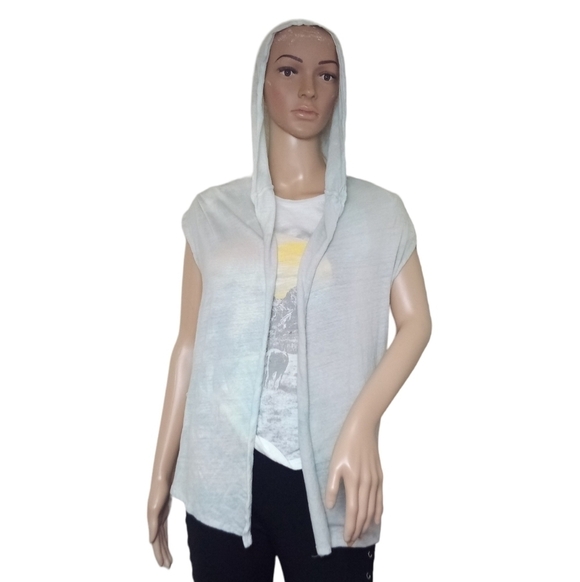 Majestic Tops - Majestic Paris Linen Custom Bleach Hoodie